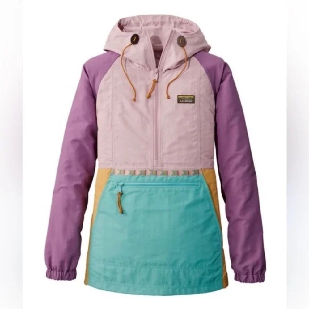 L.L. Bean Women's Utility Jacket in Purple, Pink, and Teal